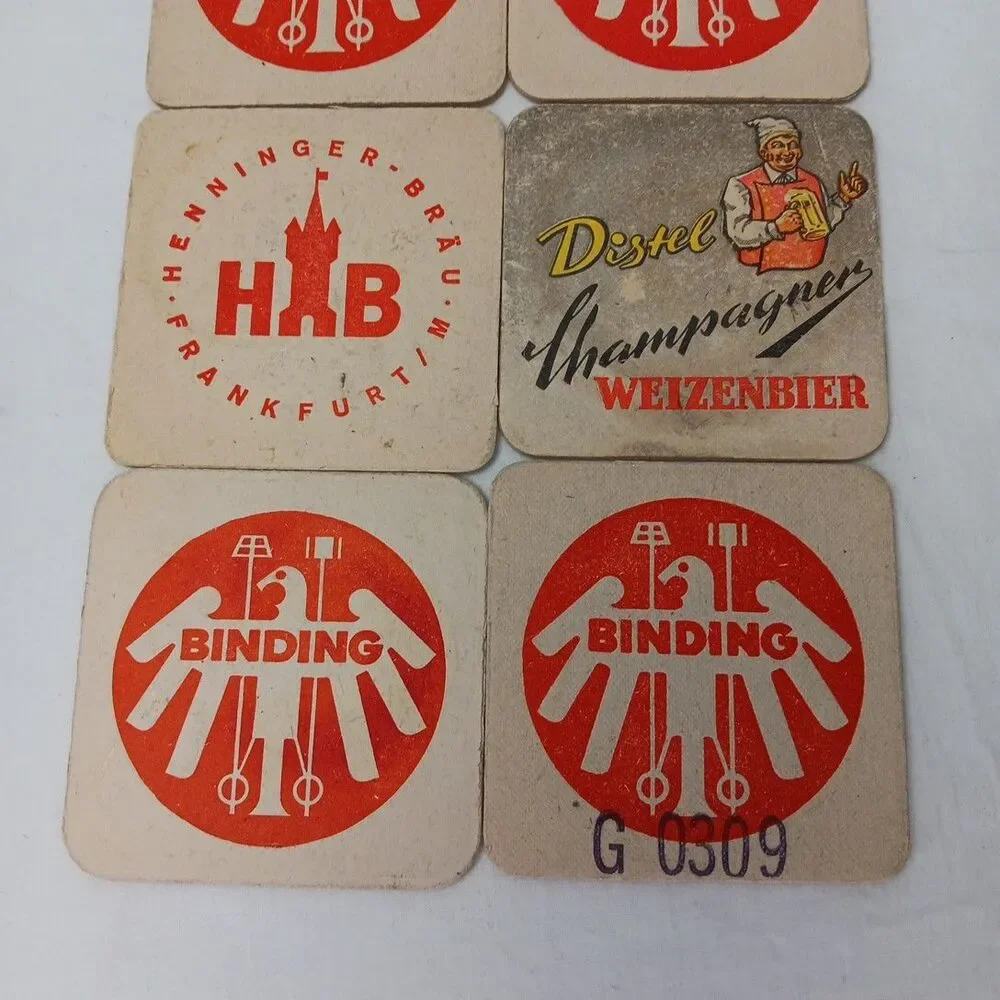 Vintage Barware Binding Bier Coaster Germany